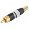 CON248 CONECTOR RCA MACHO METAL BLANCO