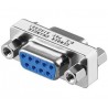 EMPALME SERIE RS232 SUB D 9PIN H-H CON701