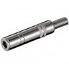 CON698 CONECTOR JACK HEMBRA ESTEREO 6,3mm. METAL