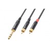PD CONNEX 177027 CABLE AUDIO M-M 2-RCA 6.3 ST 1,50